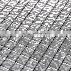 High Quality Real Gold Glass Mosaic JYHD04 Gold Mosaic Real Wave Gold Mosaic White Gold thumbnail-1