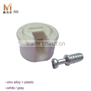 Furniture Plastic Screw Shelf Bracket Support With Pin thumbnail-2