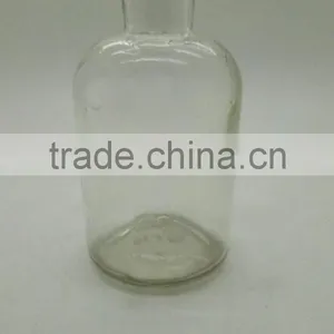 Aromatherapy Bath Oil Round Glass Bottle With Cork Lid thumbnail-1