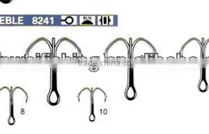High Carbon BARBARIAN TREBLE Fishing Hooks thumbnail-1