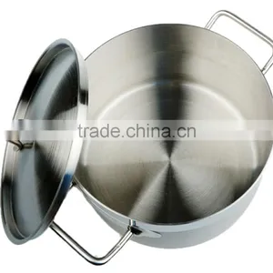 Focus on 04 Stainless Steel Sauce Pot With Aliminum Clad Bottom/large Cooking Pots /cooking Pot Set/stainless Steel Cookwar thumbnail-6