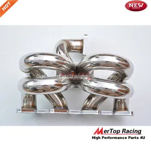 Mertop Race Stainless Steel VW Golf 1 MK1 16v 1.8L and 2L T25 Turbo Exhaust Manifold With Audi RS2 Wastegate Flange thumbnail-5