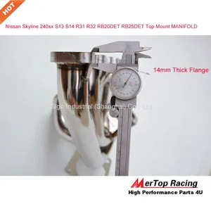 Mertop Skyline 240sx S13 S14 R31 R32 RB20 RB25 RB20DET RB25DET Top Mount MANIFOLD thumbnail-3