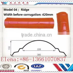 Color Metal Flashing /ridge Cap/gutter End Cap/1.2$ Galvalume Roofing SheetYX 25-200-1000/aluminum Roofing Sheet thumbnail-1