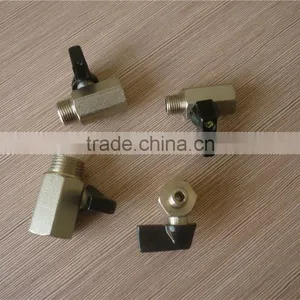 BSPT Male Connection Brass Ball Valve , High Pressure Standard and Good Sealing , Size 1/8'' 1/4'' 3/8'' 1/2'' thumbnail-4