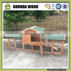 SDR003-D Wholesale Wooden Rabbit Hutches thumbnail-1