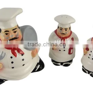Personalized Handmade Color Glazed Decorative Chef Napkin Holder Shakers thumbnail-1