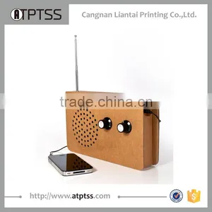 Customized Cardboard Radio Design Portable Radio or Speaker Popular in Europe thumbnail-3