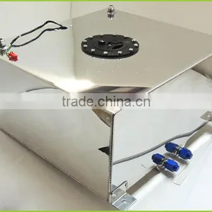 New Polished Aluminum 20 Gallon OEM Fuel Cell Tank thumbnail-1