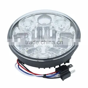 Black&Chrome 5-3/4'' 5.75" Daymaker Projector Headlight For CVO Dyna Fat Street Bob thumbnail-3