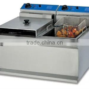 Counter Top Electric 2-tank Fryer thumbnail-1