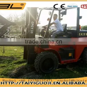 4.0T Diesel Engine Forklift, 4x4 Forklift Loader, Farm Tractor thumbnail-4