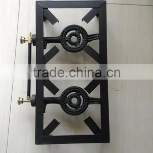 Double Burner Gas Cooker With Cast Iron Burner,portable Gas Stove From China Factory thumbnail-5