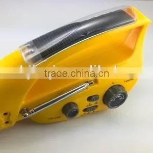 Hand Generator System Solar Charger, Hand Winding Charger Flashlight Radio thumbnail-1