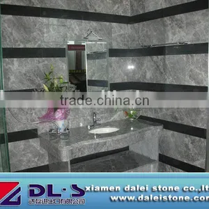 Chinese Silver Grey Marble Tile thumbnail-1