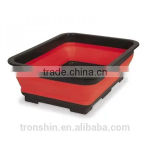 Customized Foldable Rectangular Silicone Container thumbnail-1