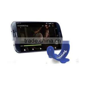 Smart Phone Compatible Brand and Silicon Material Silicone Mobile Phone Card Holder thumbnail-2