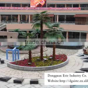 Home and Outdoor Garden Edging Decoration 1ft to 33ft or 1m to 10m Height Artificial Fiberglass Palm Tree EZLS08 0805 thumbnail-6