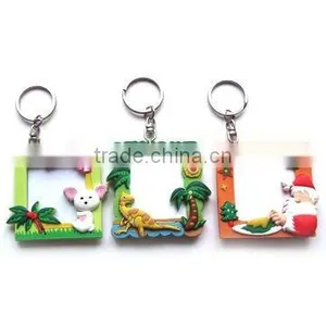 3D Pvc Keychain With Mirror thumbnail-1
