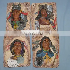 Home Decorative Resin Wall Plaque With Hanger On Back thumbnail-1