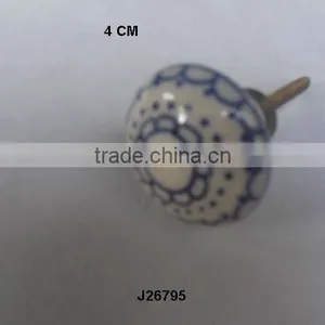 Hand Painted Ceramic Knob Available in Other Colour and Patterns thumbnail-1
