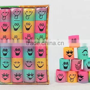 Hot Sale Colorful Magic Rainbow Spring With Funny Face Kids Educational Toys/ Plastic Rainbow Circle thumbnail-1