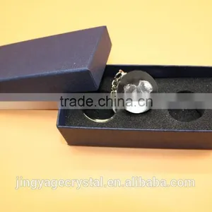 Crystal Sphere Keychain Ball With3D Engraving thumbnail-3