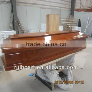 Italy Style Wooden Coffin thumbnail-1
