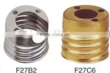 Copper/nickel-plated Copper/brass/aluminum Screwshell E40/e39/e27/e26 Lighting Lampholder Fitting thumbnail-5