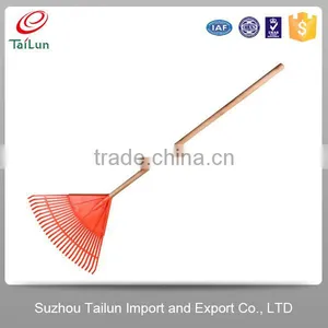High Quality Orange 26 Tines Garden Plastic Lawn Rake Heads thumbnail-3