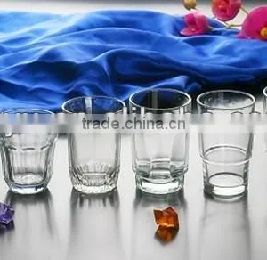 Clear Machine Pressed High Ball Glass Cup thumbnail-1