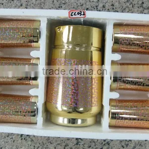 JK017 7pcs Glass Drinking Set With Gold Deco thumbnail-1