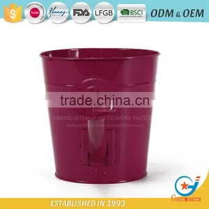 8 Inch Pots and Containers for Plants Outdoor Metal Outside Plant Pots thumbnail-3
