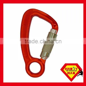 A140-22KSG Industrial Safety Forged Aluminum Captive Eye CE Standard Screw Gate Quicklock Locksafe Carabiner thumbnail-2