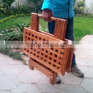 Wooden Picnic Table - Folding thumbnail-5