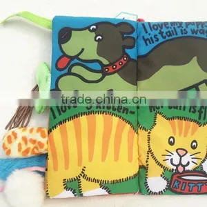 Development Toys Baby Kids Toddler Intelligence Educational Pets Tails Cloth Book Girl Boy thumbnail-4