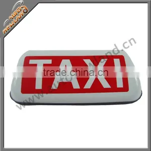 Car White Taxi Lamp thumbnail-1
