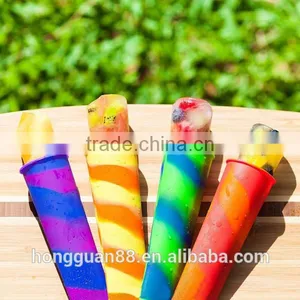 Assorted Colors Silicone Pushup Ice Pops MoldIce Cream Molds thumbnail-1