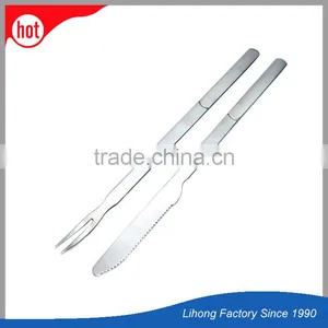 BBQ Fork And Knife Grill Tool Set thumbnail-1