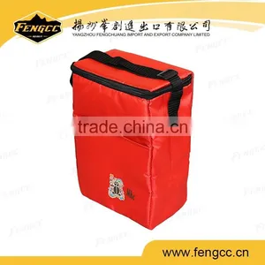 Promotional and Gift Insulated Wine Bag Food Lunch Bag Red Color German Beer Cooler Bag thumbnail-1
