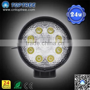 Cheap 4 Inch LED 24w Additional Automotive Lamps Round Led Driving Light for Jeep Offroad Truck thumbnail-1