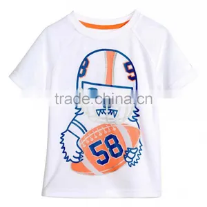 Custom Toddler t Shirt 100% Cotton Kids Boy Fashion Short Sleeve T-shirt thumbnail-2