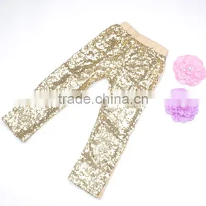Apparel Supplier Baby Sequin Pants Wholesale Fashion Girls Long Pants Fashion Girls Short Pants 2016 thumbnail-5