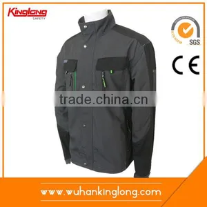 100%Cotton Twill Jackets Khaki and Black Workwear Clothing thumbnail-6