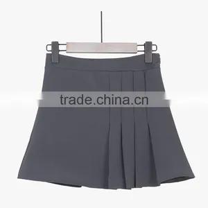 Oem Fashion A-line Chiffon Dress,custom Made Latest Women Short Pleated Skirts thumbnail-5