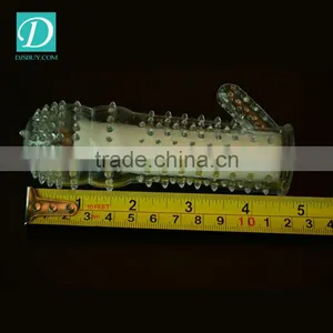 Reusable Condom g Spot Stimulating Condom Cock Enlarger thumbnail-3