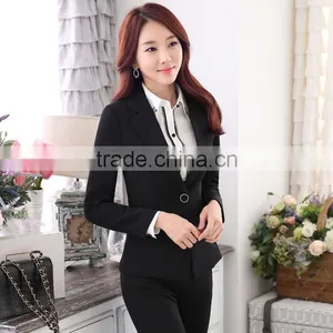 Ladies Office Uniform Designs Hotel Uniforms for Women Pants and Blouse thumbnail-5