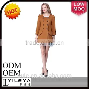 2015 Latest Russian Winter Design Elegant Lady Fashoin Coat thumbnail-3