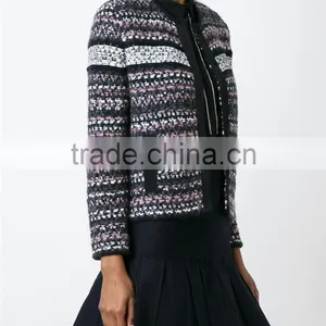Made in China Cheap Price Short Cut Knitted Colorful Coat Abaya Dubai thumbnail-3