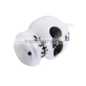 Plastic Halloween Party Decorations Silver Tone Skull thumbnail-3